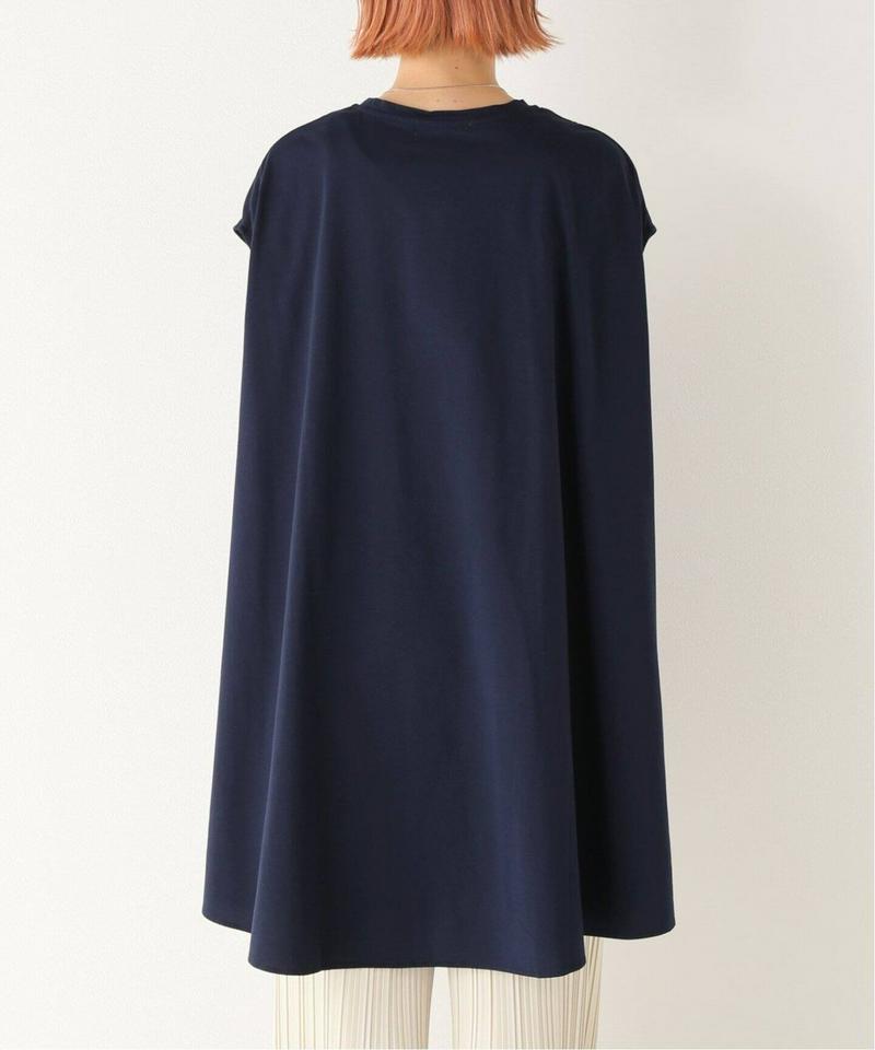《追加》【NEU】シルキーコットンノースリーブポンチョTシャツ◆2（JOURNAL STANDARD）