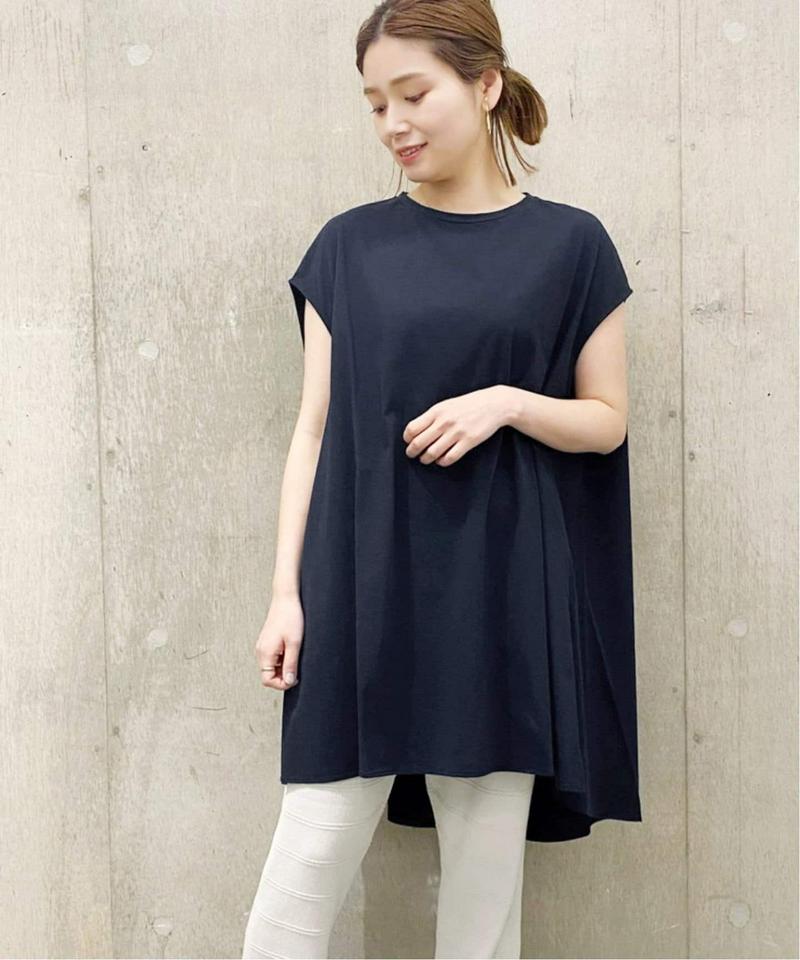 《追加》【NEU】シルキーコットンノースリーブポンチョTシャツ◆2（JOURNAL STANDARD）