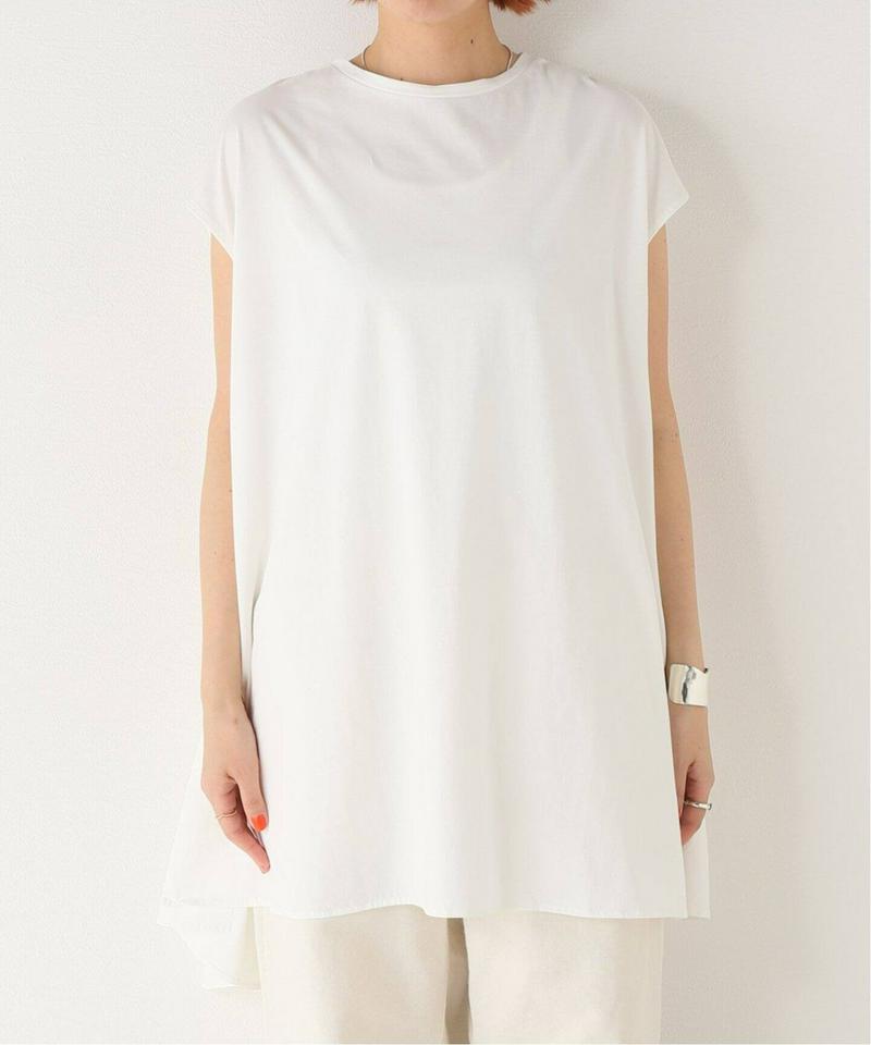 《追加》【NEU】シルキーコットンノースリーブポンチョTシャツ◆2（JOURNAL STANDARD）