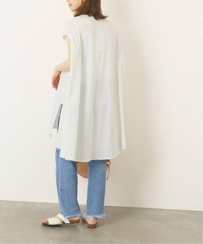 《追加》【NEU】シルキーコットンノースリーブポンチョTシャツ◆2（JOURNAL STANDARD）