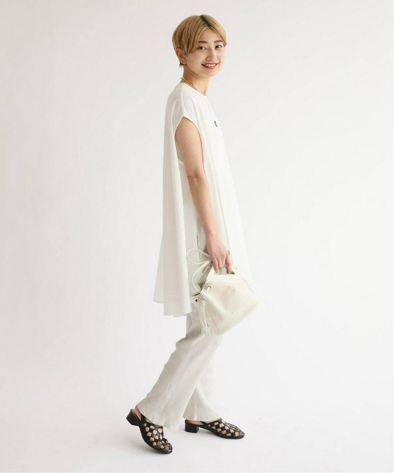 《追加》【NEU】シルキーコットンノースリーブポンチョTシャツ◆2（JOURNAL STANDARD）