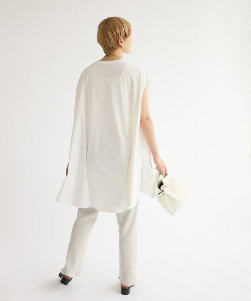 《追加》【NEU】シルキーコットンノースリーブポンチョTシャツ◆2（JOURNAL STANDARD）