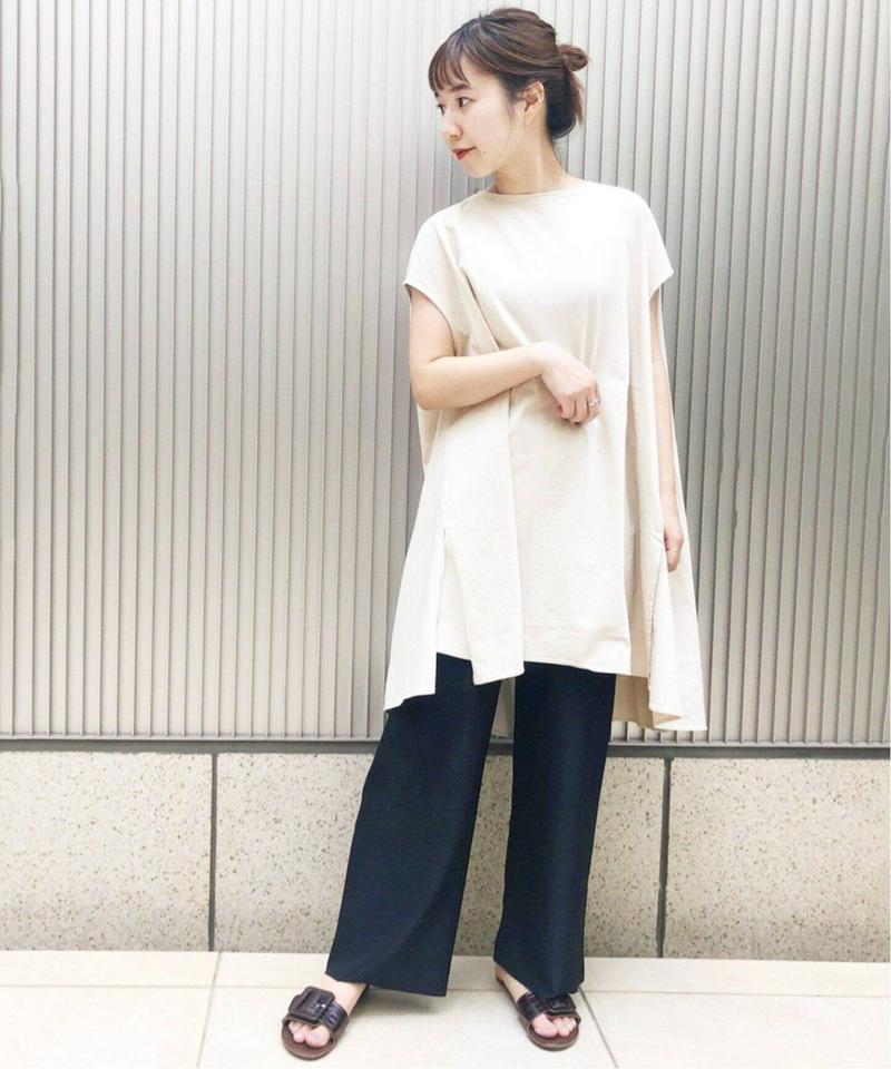 《追加》【NEU】シルキーコットンノースリーブポンチョTシャツ◆2（JOURNAL STANDARD）