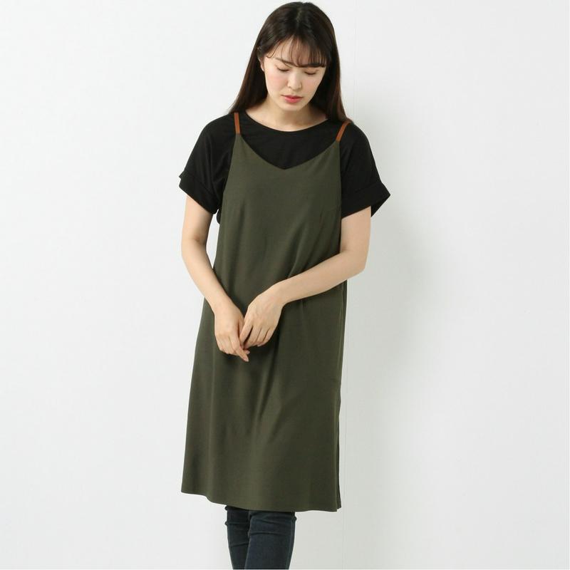 別々にも着られる◎キャミソールワンピとＴシャツのアンサンブル