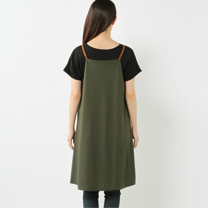 別々にも着られる◎キャミソールワンピとＴシャツのアンサンブル