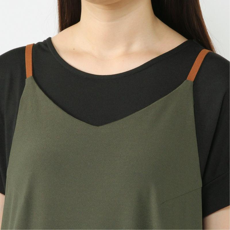 別々にも着られる◎キャミソールワンピとＴシャツのアンサンブル