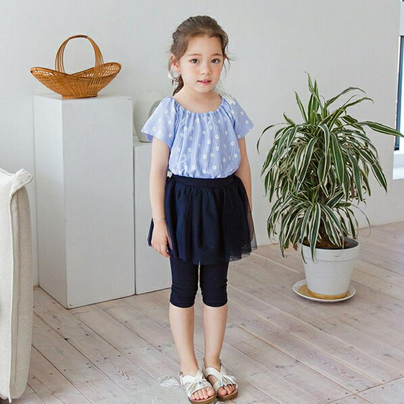 チュールスカートレギンス(ネイビー)・p002344 キッズ【3~8才】【pt】【スカートレギンス スカート レギンス チュール