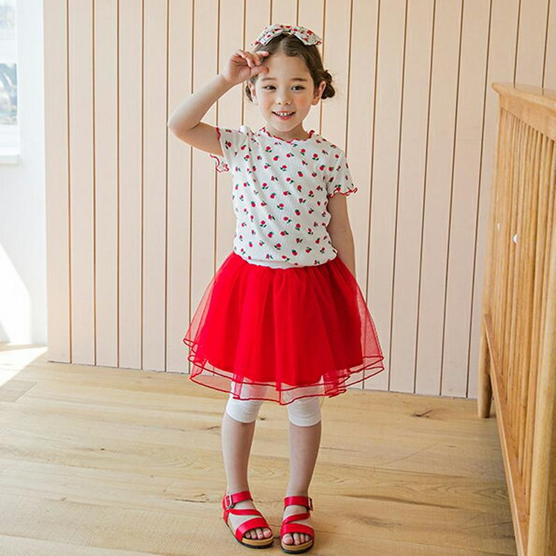 ローズメロウTシャツ(ホワイト)・p002352 キッズ【3~8才】【tops】【トップス Tシャツ 半袖 ウェーブ メロウ ロ
