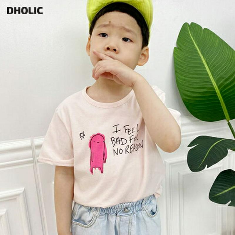ネオンイラスト半袖Tシャツ・p002327 キッズ【3~8才】【tops】【トップス 半袖 Tシャツ ネオン カジュアル イラスト ラフ 女の子 男の子 春 夏 子供 こども 子供服 こども服】【KIDS】