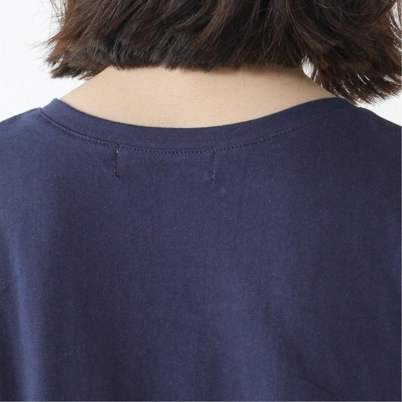 ライオン刺繍ＶネックＴシャツ【Ｍ～ＬＬ】（ジョルダーノ/GIORDANO）