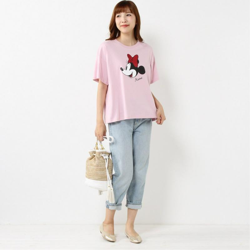 半袖プリントワイドＴシャツ（選べるキャラクター）（ディズニー）