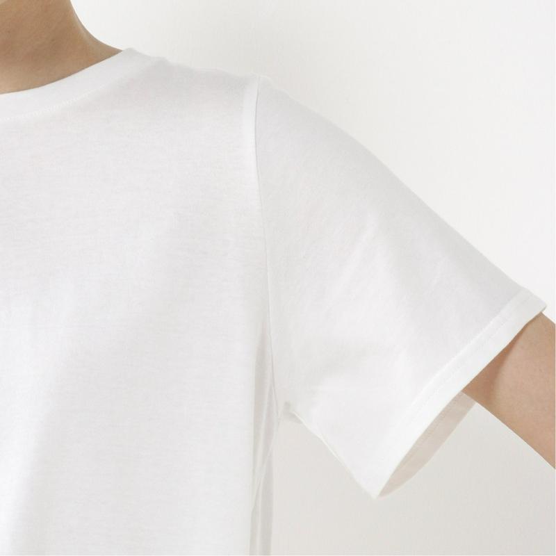 淡い色でも汗染み防止で安心◎ＡラインバックタックＴシャツ