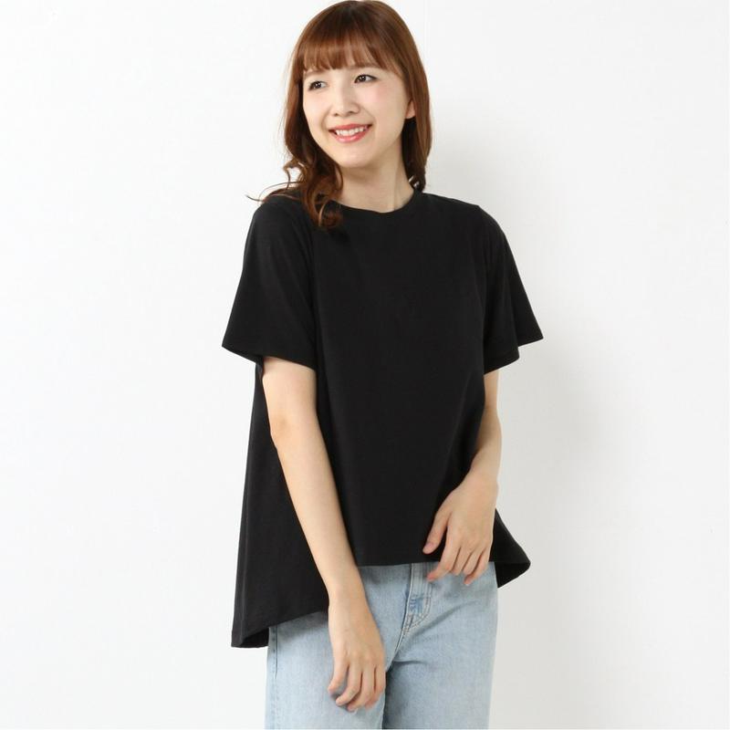 淡い色でも汗染み防止で安心◎ＡラインバックタックＴシャツ
