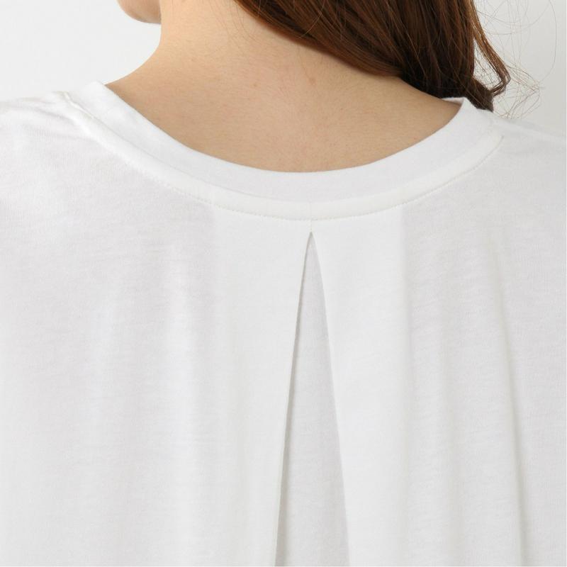 淡い色でも汗染み防止で安心◎ＡラインバックタックＴシャツ