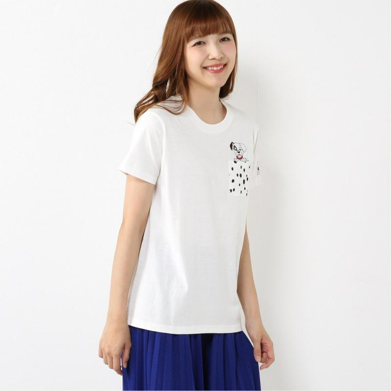 半袖ポケ付きＴシャツ（選べるキャラクター）（ディズニー）