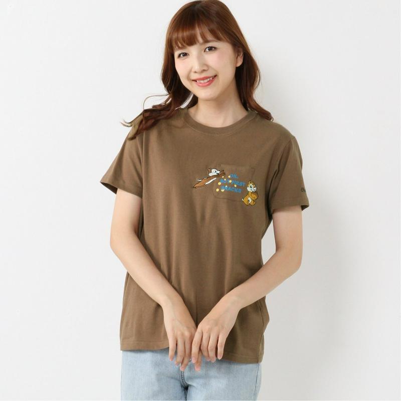 半袖ポケ付きＴシャツ（選べるキャラクター）（ディズニー）