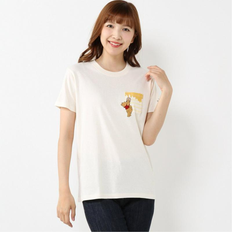 半袖ポケ付きＴシャツ（選べるキャラクター）（ディズニー）