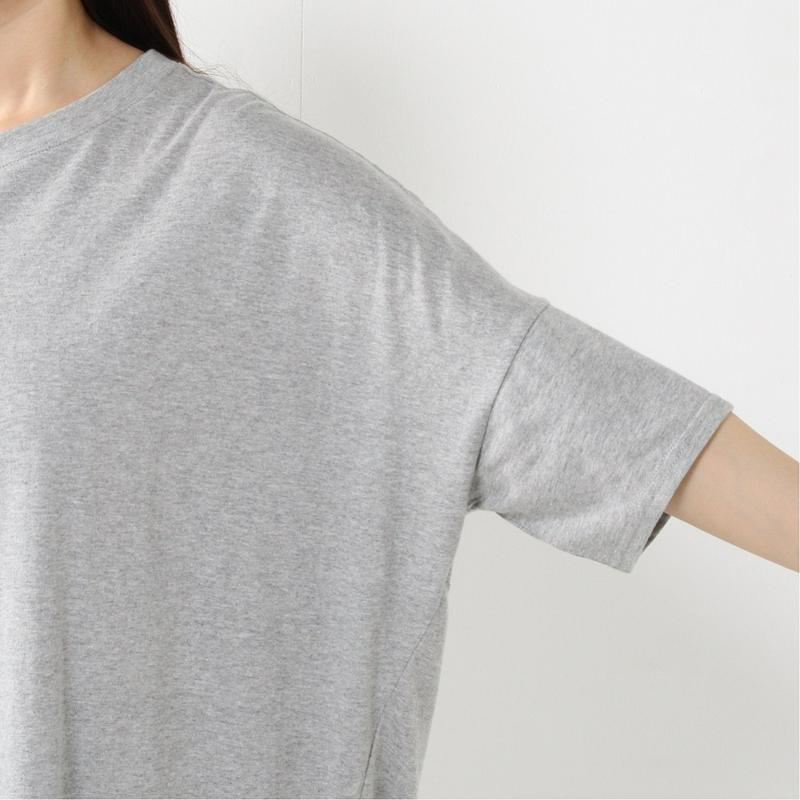 汗染み防止・抗菌消臭・ＵＳＡコットン使用◎バックタックＴシャツワンピース