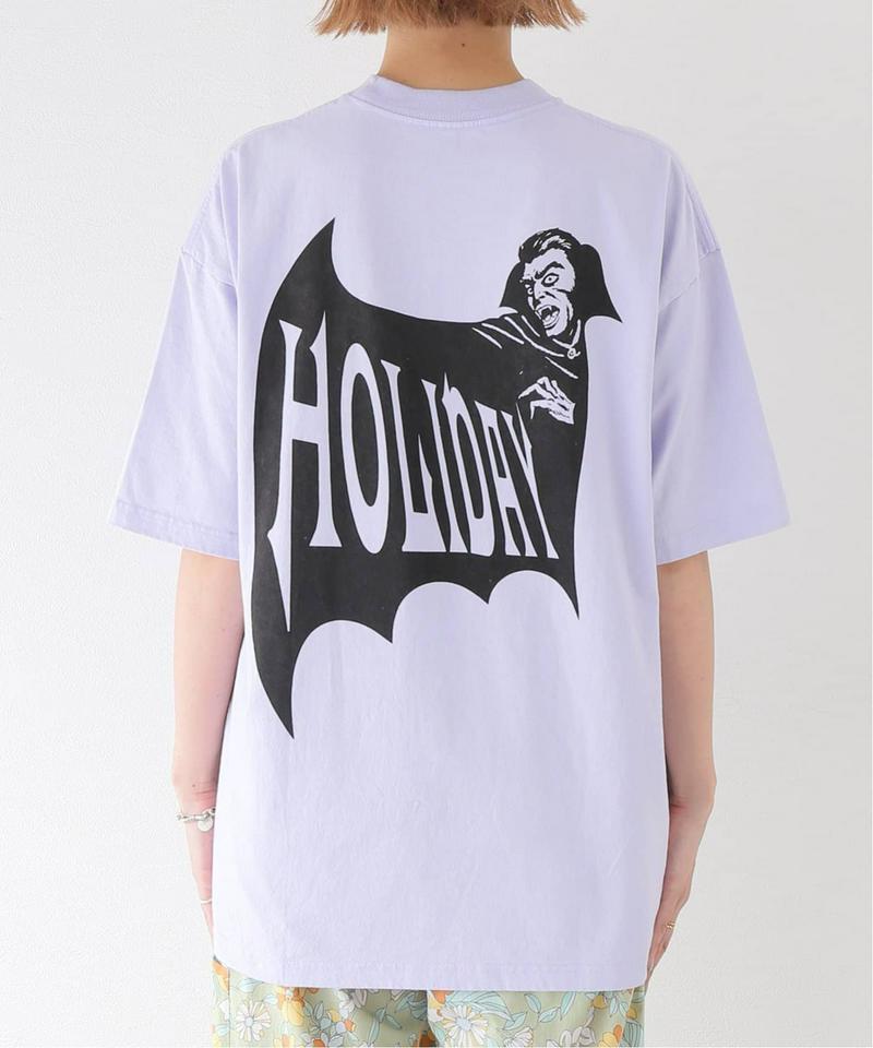 【HOLIDAY/ホリデイ】SUPER FINE DRY POCKET T：カットソー
