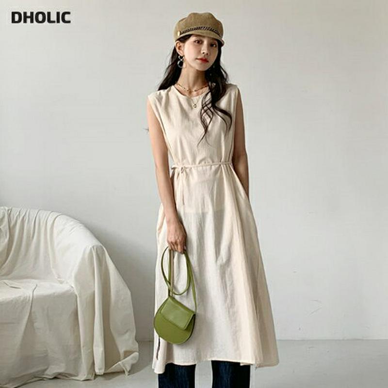 ストラップ付スリーブレスロングワンピース・全2色・b55754 レディース【ops】【ワンピース ロング ロングワンピース スリ