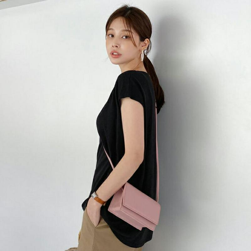 フレンチスリーブTシャツ・全3色・b62507 レディース【tops】【トップス Tシャツ フレンチスリーブ ショートスリーブ 