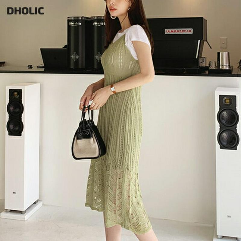 ニットスリーブレスワンピース・全3色・t62503 レディース【ops】【ワンピース ロング ロングワンピース ニット ニットワ