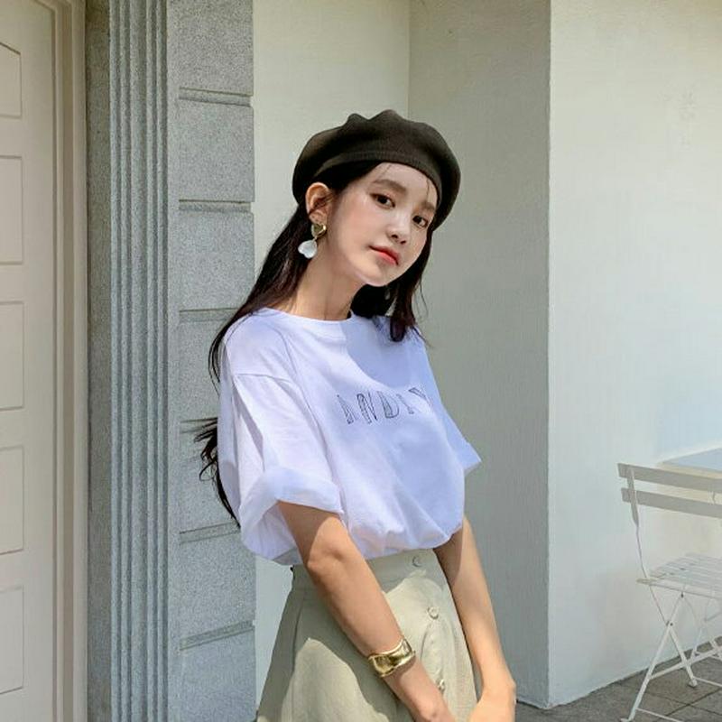 【新作10%OFF】MONDAYロゴTシャツ・全4色・59605 レディース【tops】【トップス Tシャツ 半袖 ロゴ ロゴT