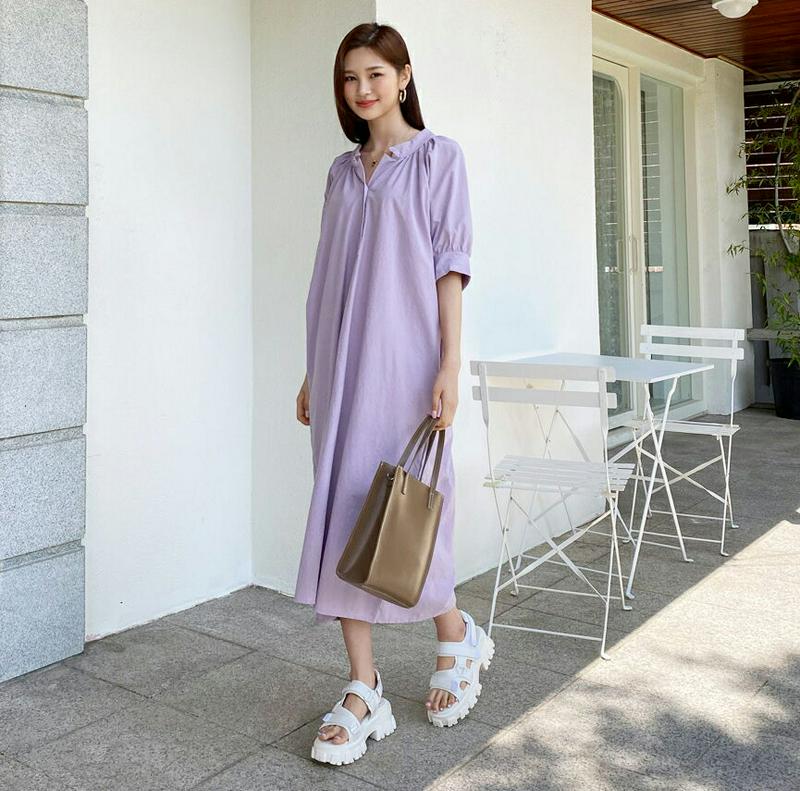 【新作10%OFF】ラグランボタンワンピース・全3色・t59615 レディース【ops】【ワンピース ロング ロングワンピース 