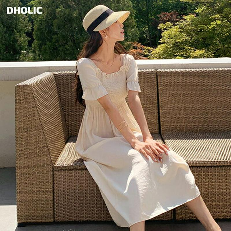 【新作10%OFF】スクエアシャーリングワンピース・全4色・t59613 レディース【ops】【ワンピース ロング ロングワンピ