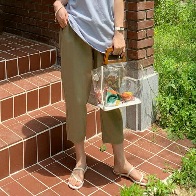 【新作10%OFF】ドロストテーパードパンツ・全4色・b62438 レディース【pt】【テーパードパンツ テーパード パンツ ズ