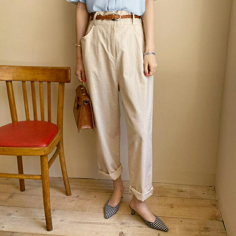 【新作10%OFF】ベルト付テーパードパンツ・全3色・t62440 レディース【pt】【テーパード テーパードパンツ パンツ ズ
