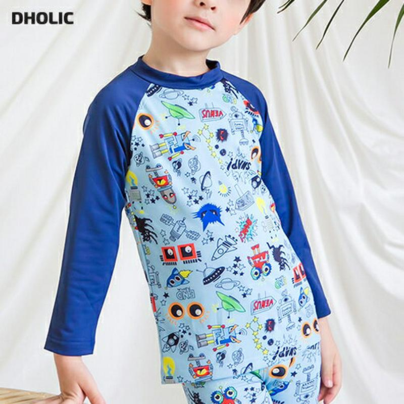 2TYPRラッシュガードTシャツ・p001581 キッズ【3~8才】【bw】【水着 スイムウェア ラッシュガード 長袖 ポップ カジュアル 女の子 男の子 子供 こども 子供服 こども服】【KIDS】