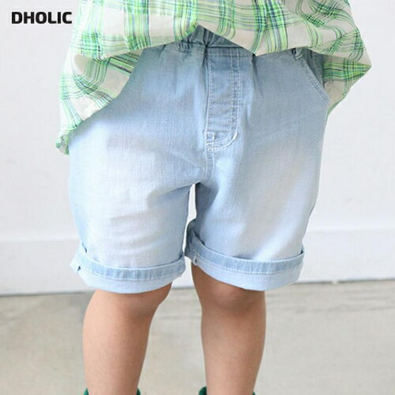 ウォッシュドハーフデニムパンツ p002415 キッズ 【3~8才】【pt】【韓国 ファッション ボトムス パンツ ハーフ ショート 短パン 半ズボン 5分丈 デニム 女の子 男の子 子供 子供服 小学生 ジュニア 夏】【KIDS】