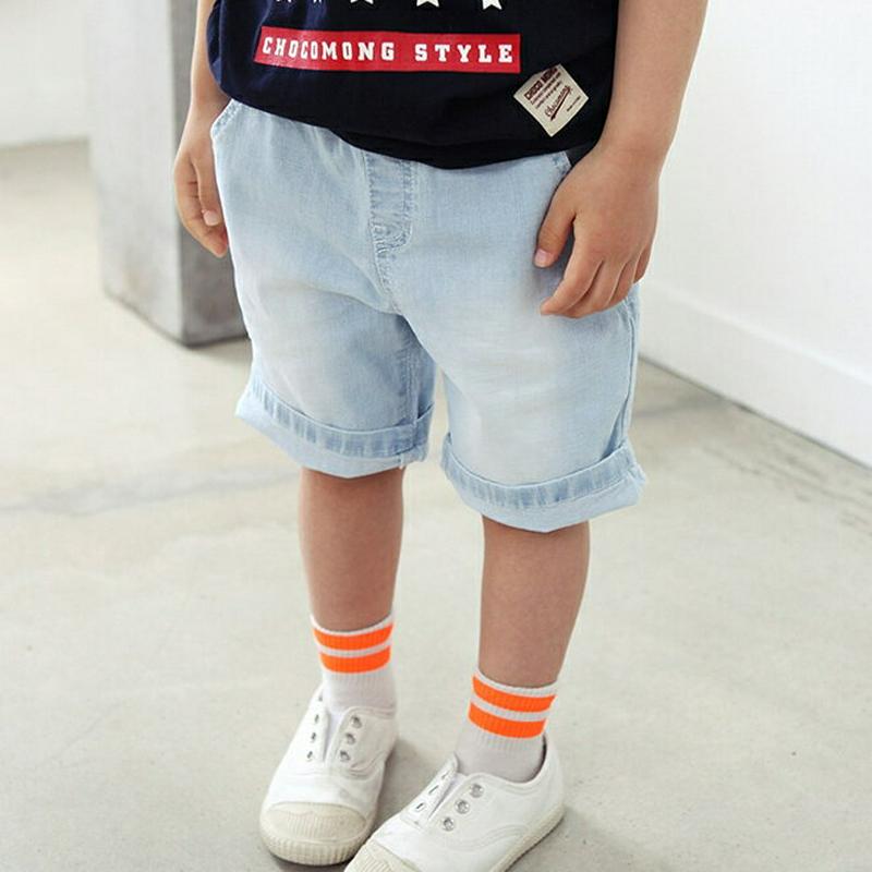 ウォッシュドハーフデニムパンツ p002415 キッズ 【3~8才】【pt】【韓国 ファッション ボトムス パンツ ハーフ ショート 短パン 半ズボン 5分丈 デニム 女の子 男の子 子供 子供服 小学生 ジュニア 夏】【KIDS】