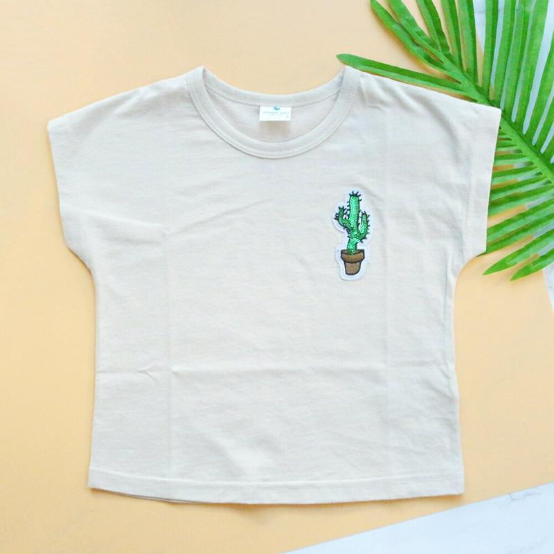 Cactust半袖Tシャツ p002425 キッズ 【3~8才】【tops】【韓国 ファッション トップス Tシャツ カットソー