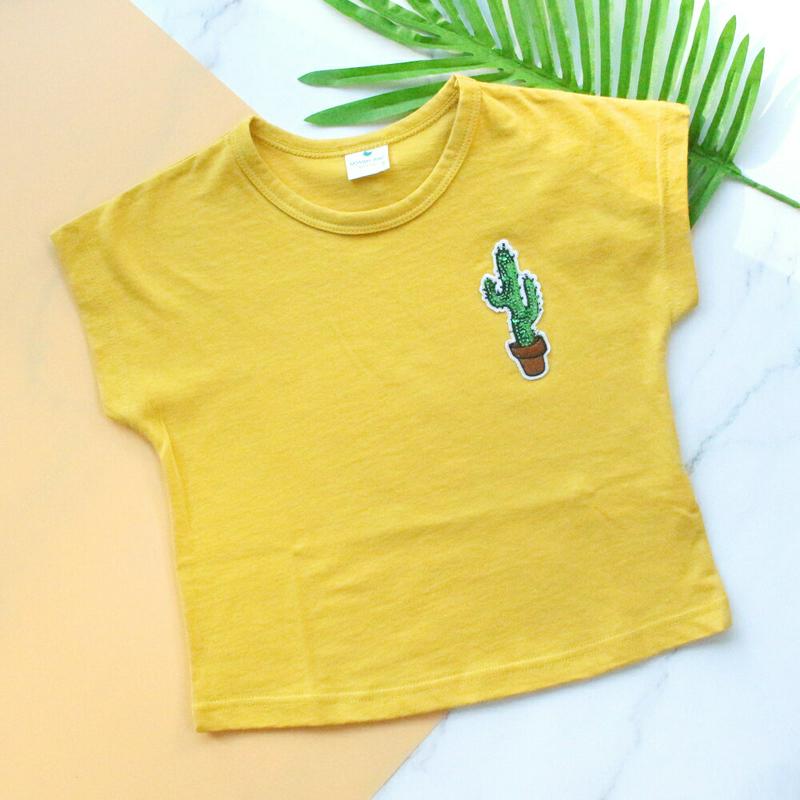 Cactust半袖Tシャツ p002425 キッズ 【3~8才】【tops】【韓国 ファッション トップス Tシャツ カットソー