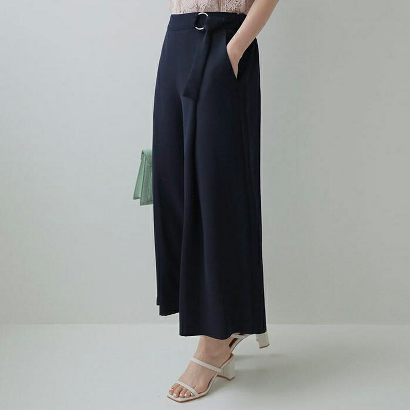 ベルトタックパンツ・全3色・b62588 レディース【pt】【パンツ ロングパンツ ズボン ボトムス タック　タックパンツ 単色