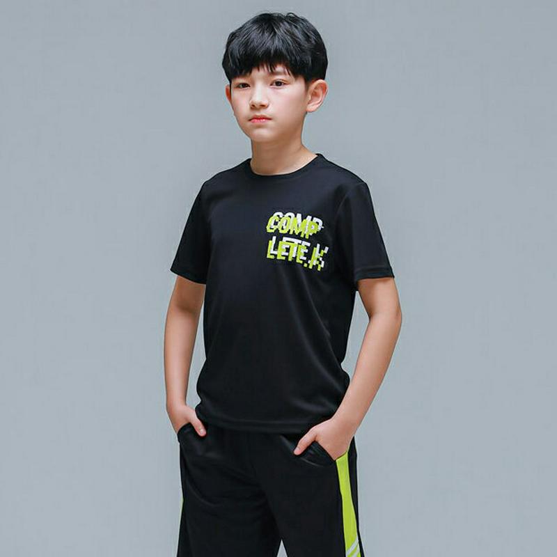 シャドーレタリングTシャツ(ブラック)・p001793 キッズ【9~17才】【tops】【トップス Tシャツ 半袖 ハーフスリー