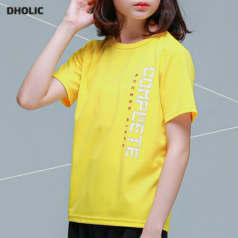 COMPLETE半袖Tシャツ(イエロー)・p001795 キッズ【9~17才】【tops】【トップス Tシャツ 半袖 ハーフスリ