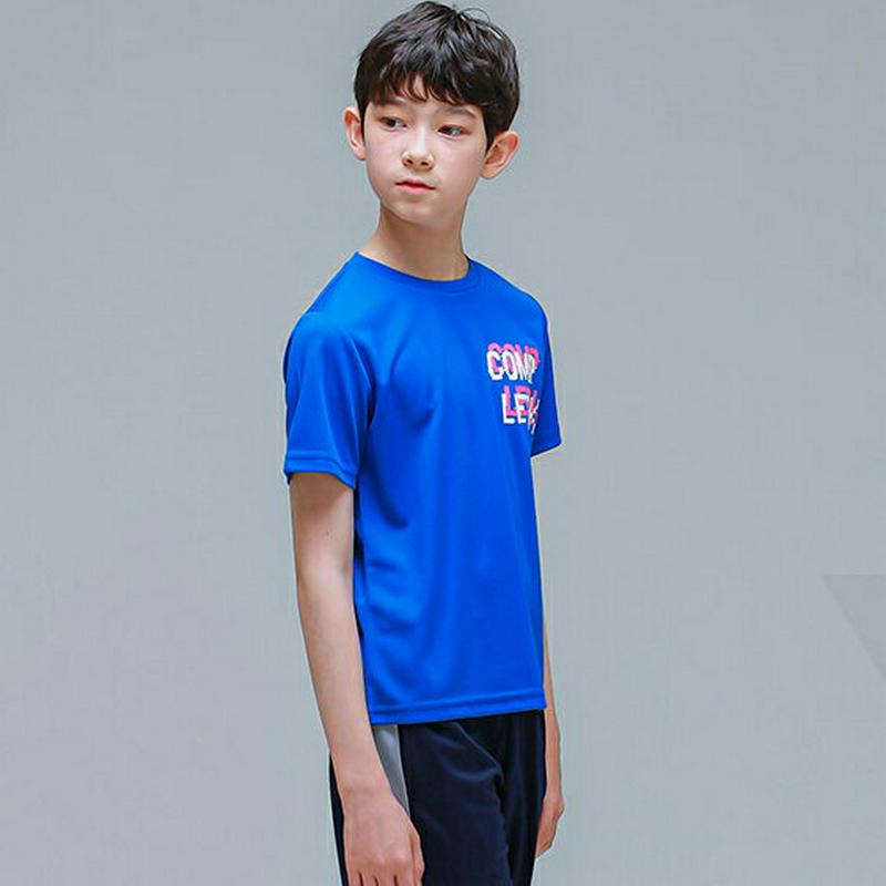 シャドーレタリングTシャツ(ライトブルー)・p001794 キッズ【9~17才】【tops】【トップス Tシャツ 半袖 ハーフス