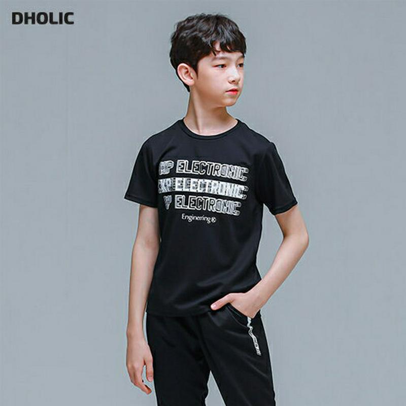 ELECTRONIC半袖Tシャツ(ブラック)・p001897 キッズ【9~17才】【tops】【トップス Tシャツ 半袖 ロゴ 