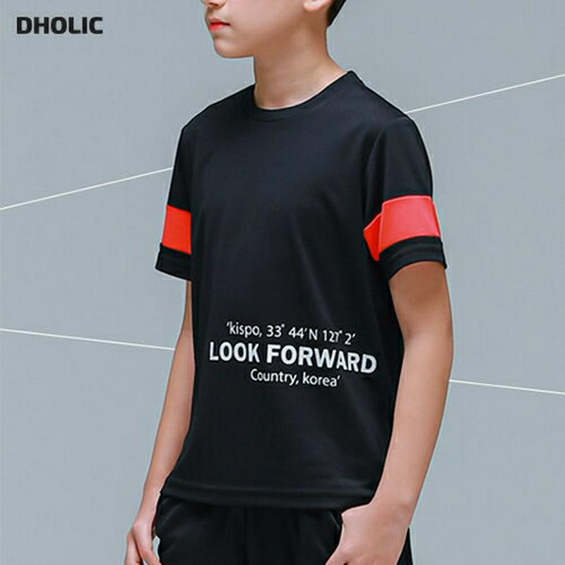 LOOK英字Tシャツ(ブラック)・p001788 キッズ【9~17才】【tops】【トップス Tシャツ 半袖 ロゴ ロゴT カジ