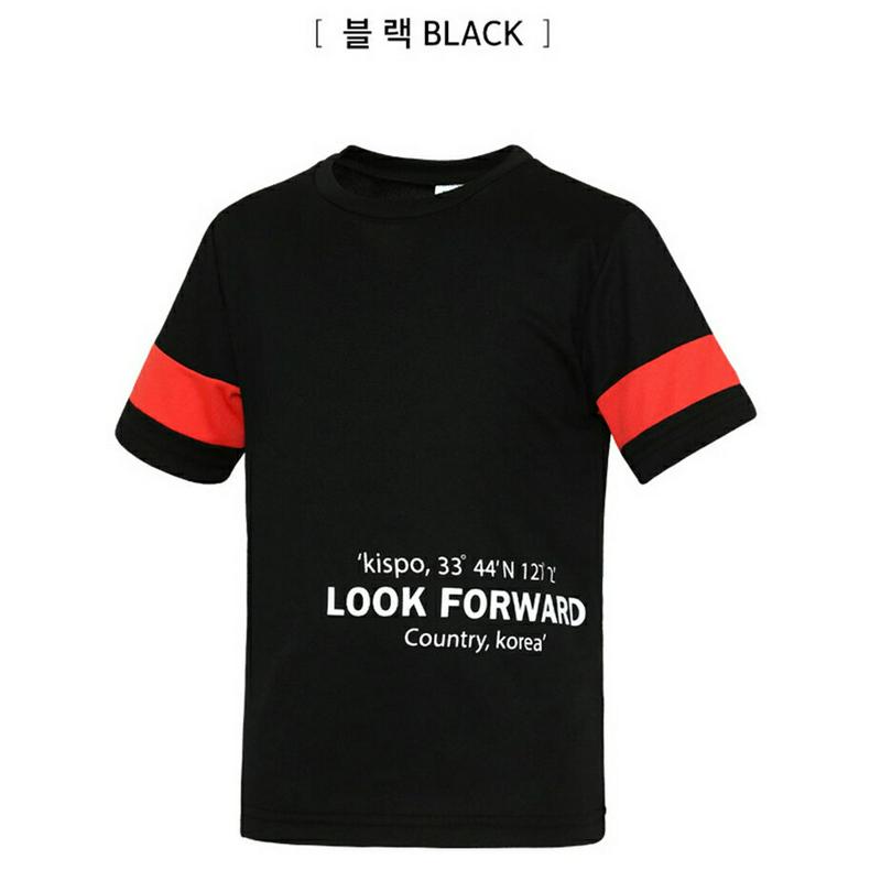 LOOK英字Tシャツ(ブラック)・p001788 キッズ【9~17才】【tops】【トップス Tシャツ 半袖 ロゴ ロゴT カジ