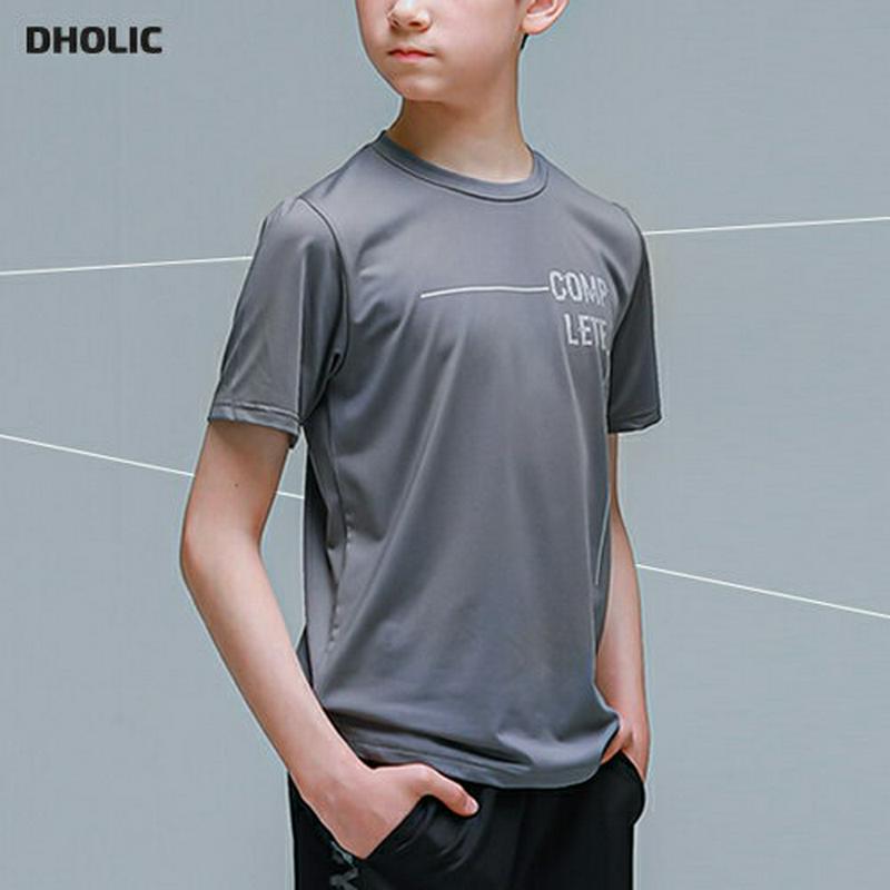 NT06レタリングTシャツ(チャコール)・p001872 キッズ【9~17才】【tops】【トップス Tシャツ 半袖 レタリング