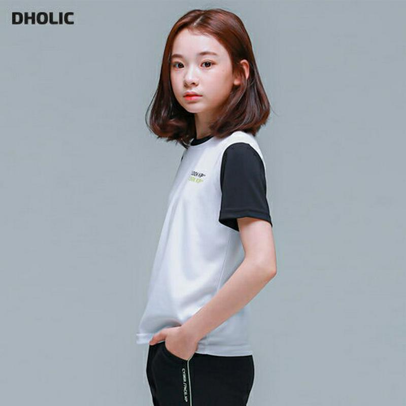 LOOK KP半袖Tシャツ(ホワイト)・p001791 キッズ【9~17才】【tops】【トップス Tシャツ 半袖 ハーフスリー
