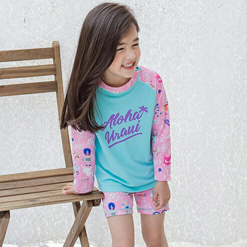 Sneedlowラッシュガードショートパンツ・p001587 キッズ【3~8才】【pt】【水着 スイムウェア ラッシュガード ショートパンツ 短パン パンツ ズボン ポップ カラフル 女の子 男の子 夏 子供 こども 子供服 こども服】【KIDS】
