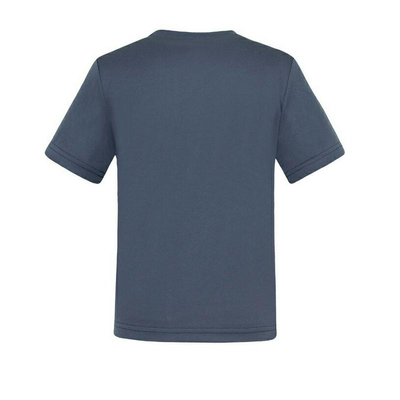 センターレタリングTシャツ(チャコール) p001786 キッズ 【9~17才】【tops】【韓国 ファッション トップス Tシ