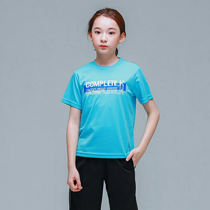NT09カラーライン英字Tシャツ(ミント) p001790 キッズ 【9~17才】【tops】【韓国 ファッション トップス T