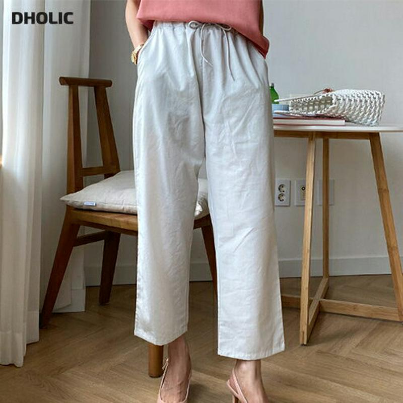 【新作10%OFF】ストレートドロストパンツ・全3色・55784 レディース【pt】【パンツ ロングパンツ ズボン ボトムス ス