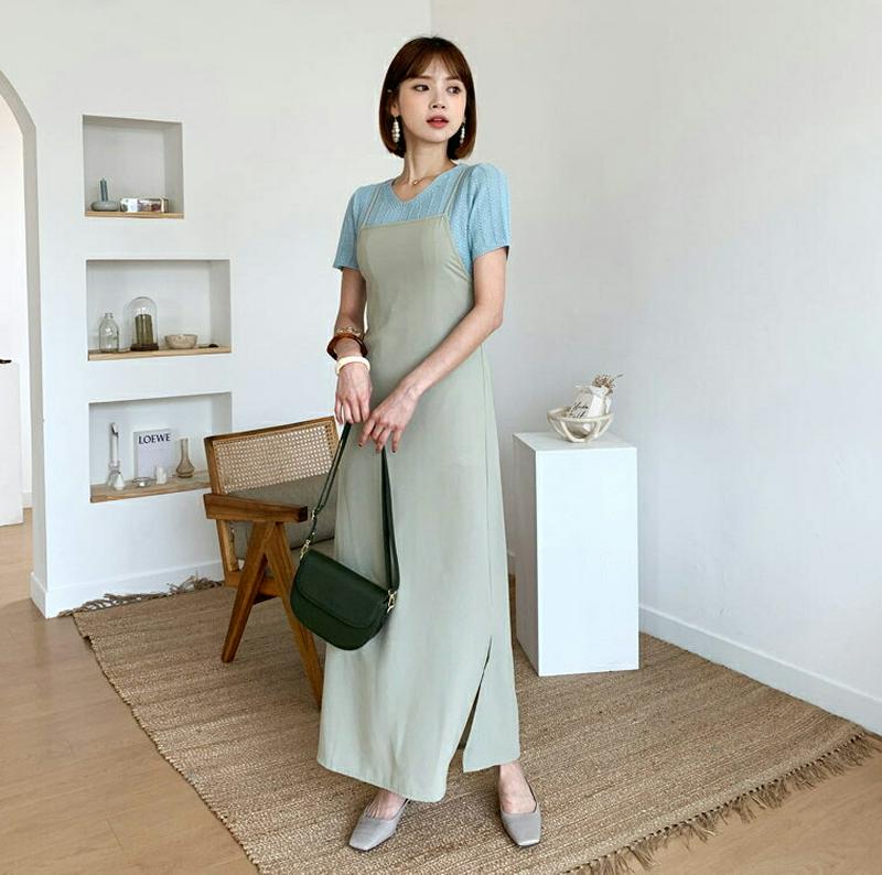 【新作10%OFF】バックストラップワンピース・全3色・t55774 レディース【ops】【ワンピース ロング ロングワンピース